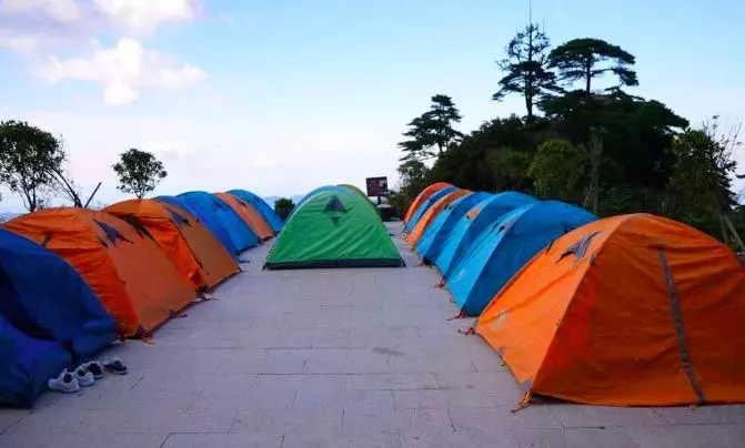 十一游三清山，山上帐篷露营点都在这里啦！