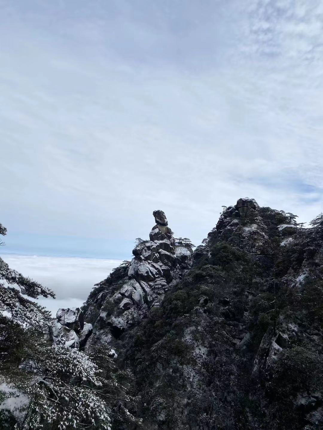 女神峰雪景