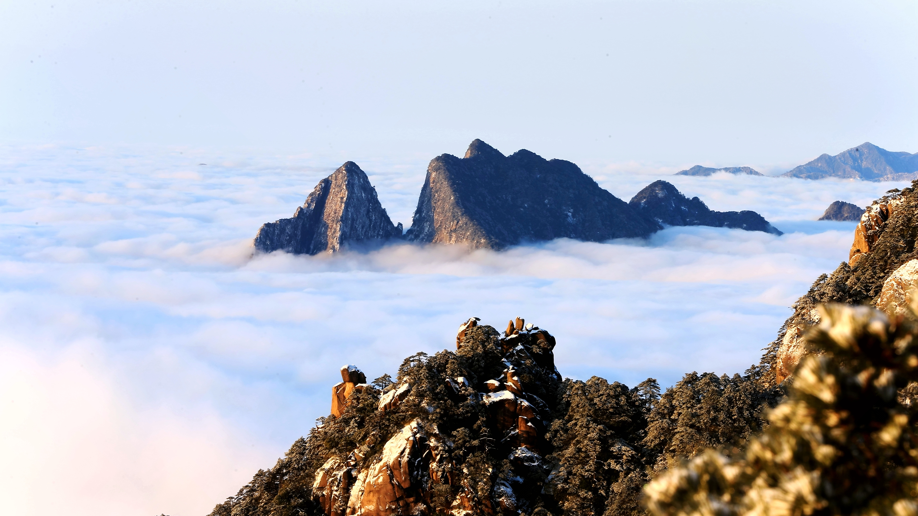 云海雪景