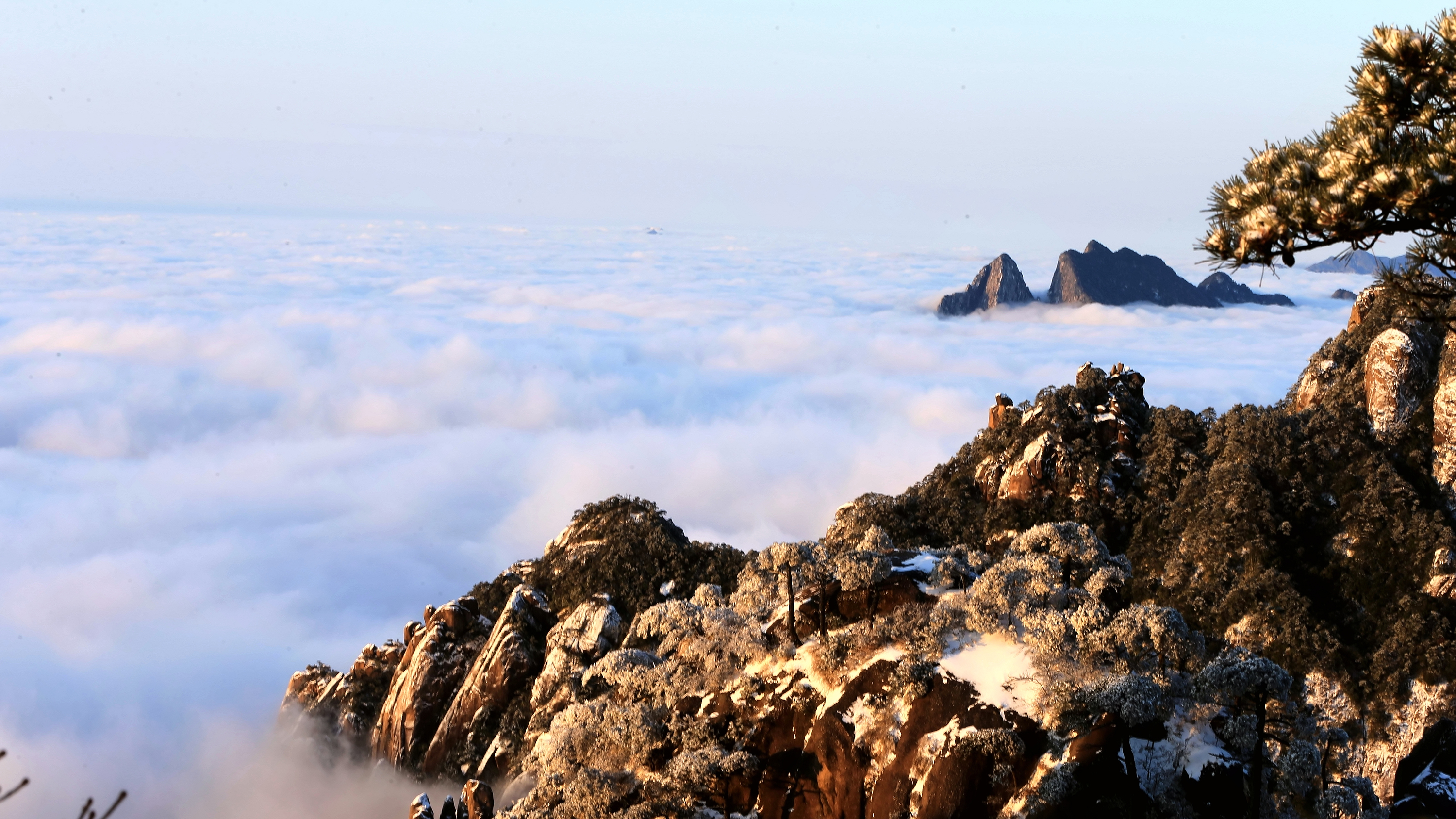 云海雪景