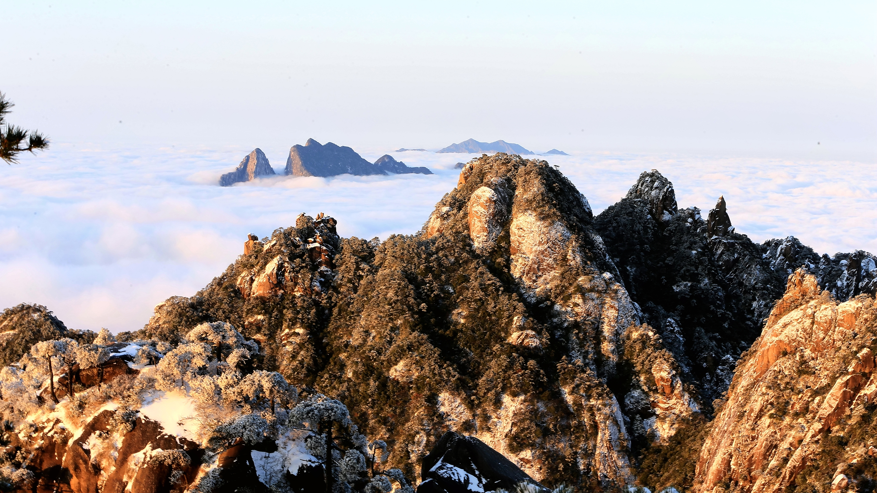 云海雪景