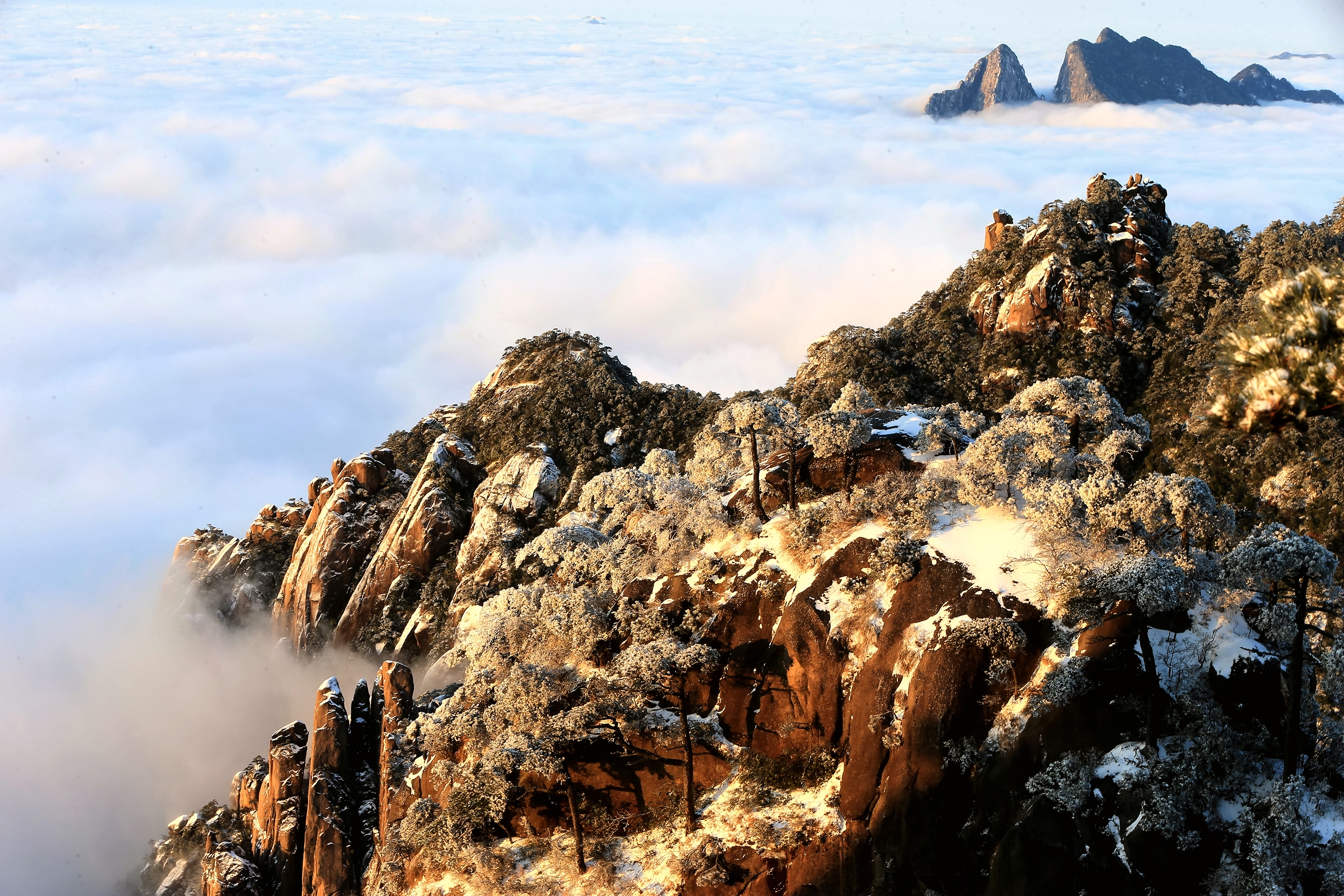云海雪景