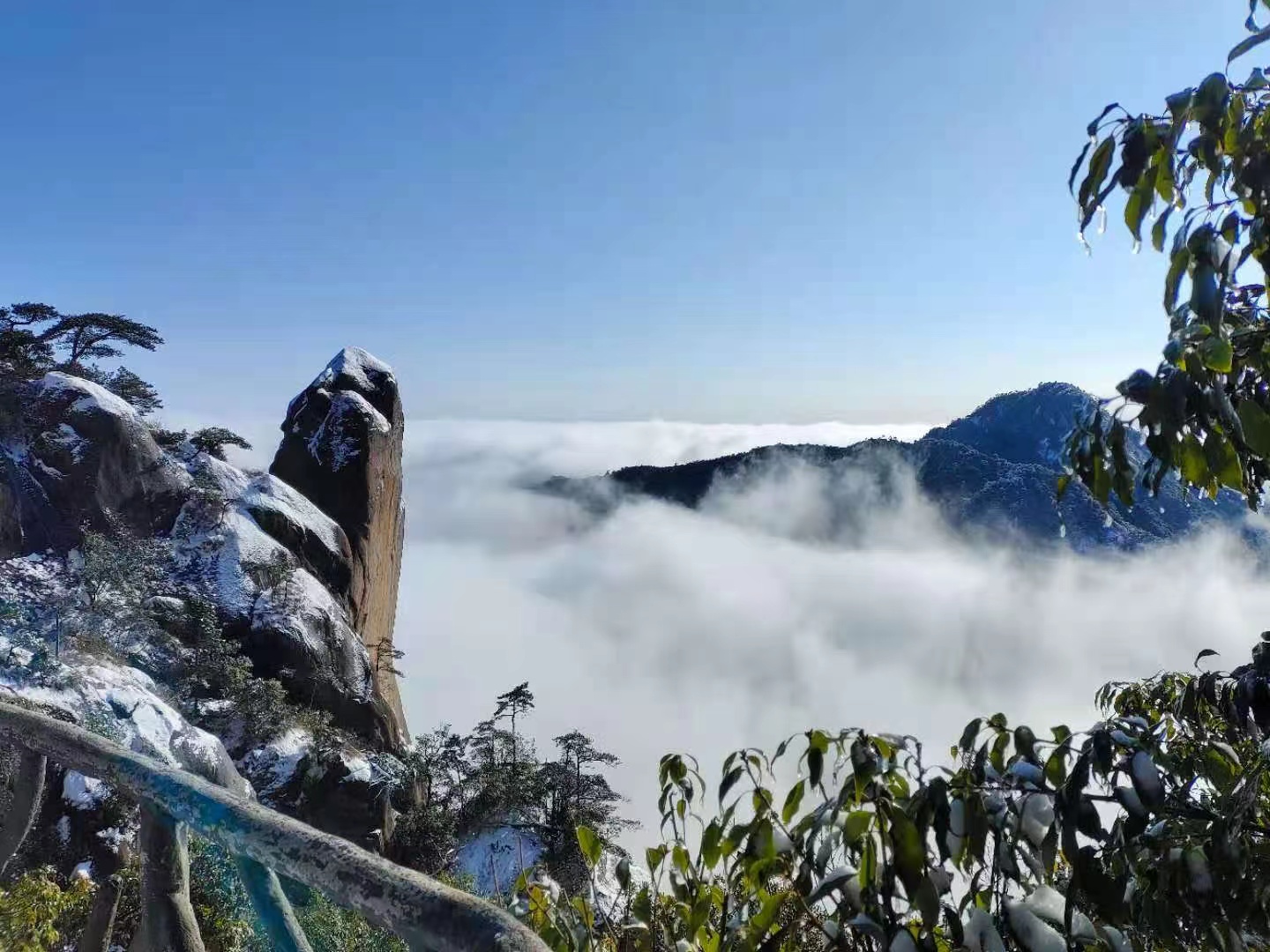 云海雪景