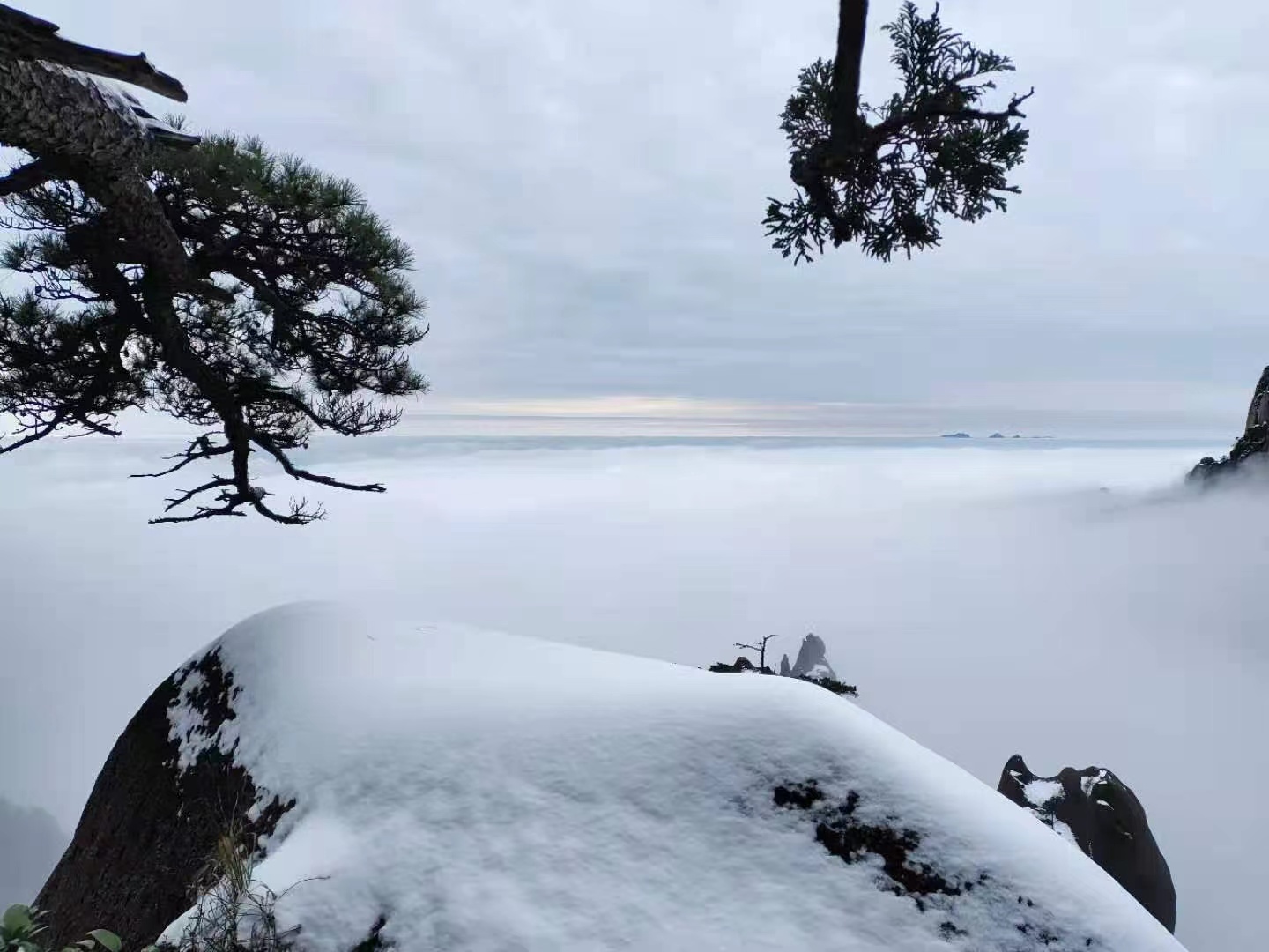 云海雪景