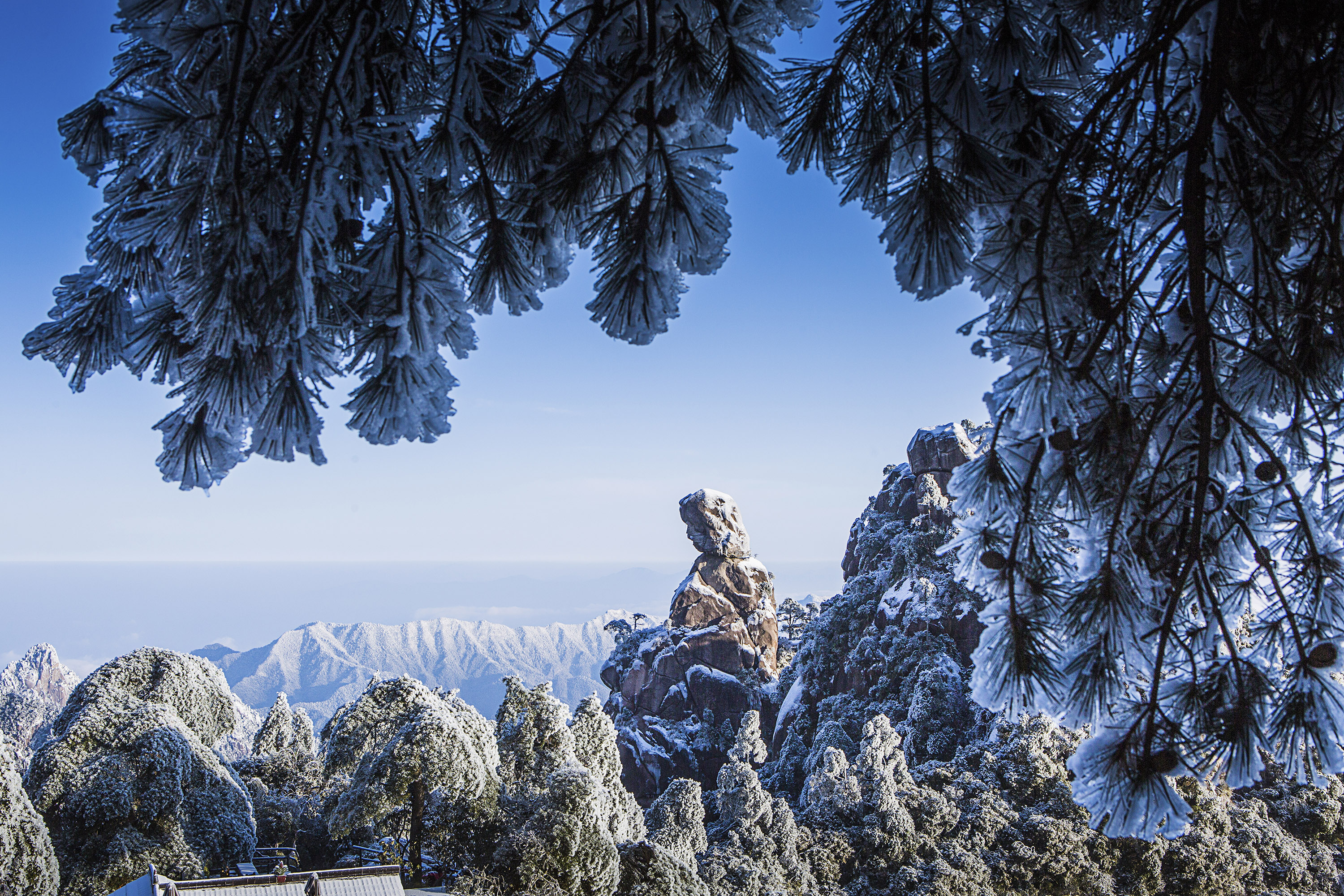 女神雪景