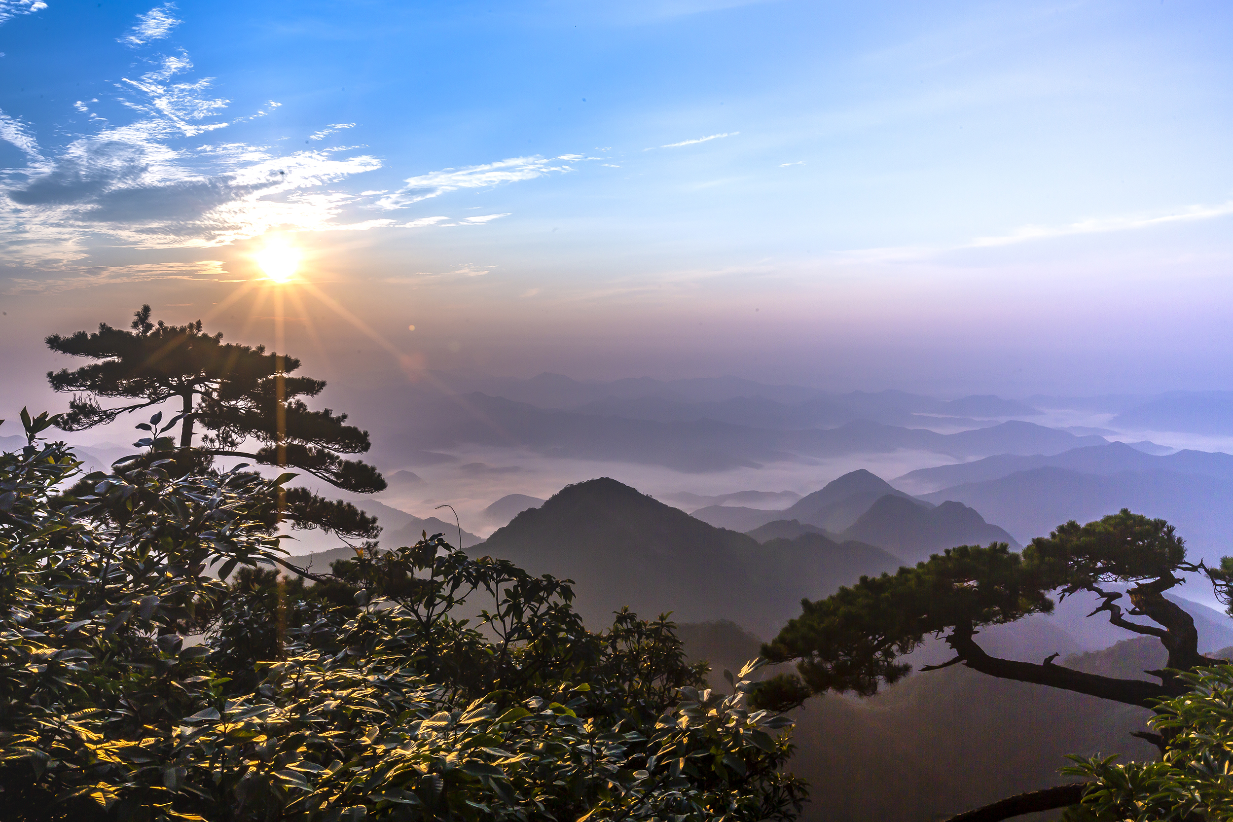 三清山日出