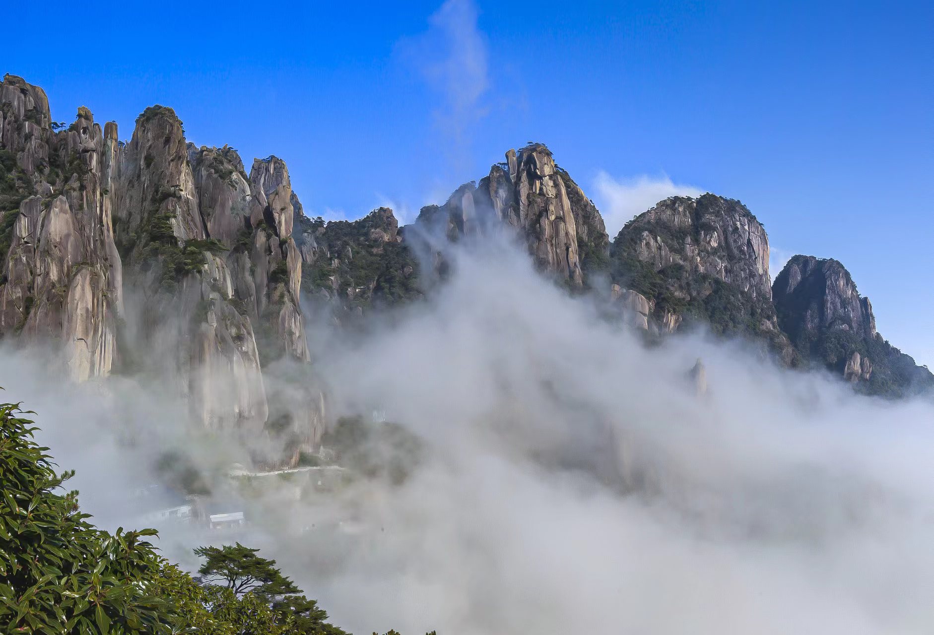 三清山云雾